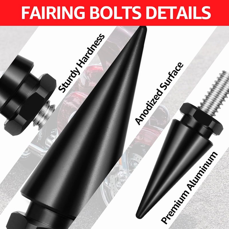 AEEAST Store Motorcycle Windshield Trim Bolts, Fairings Screws Fit for Harley Davidson Touring 2014-2024 Ultra Limited Street Glide Electra Glide - Image 5